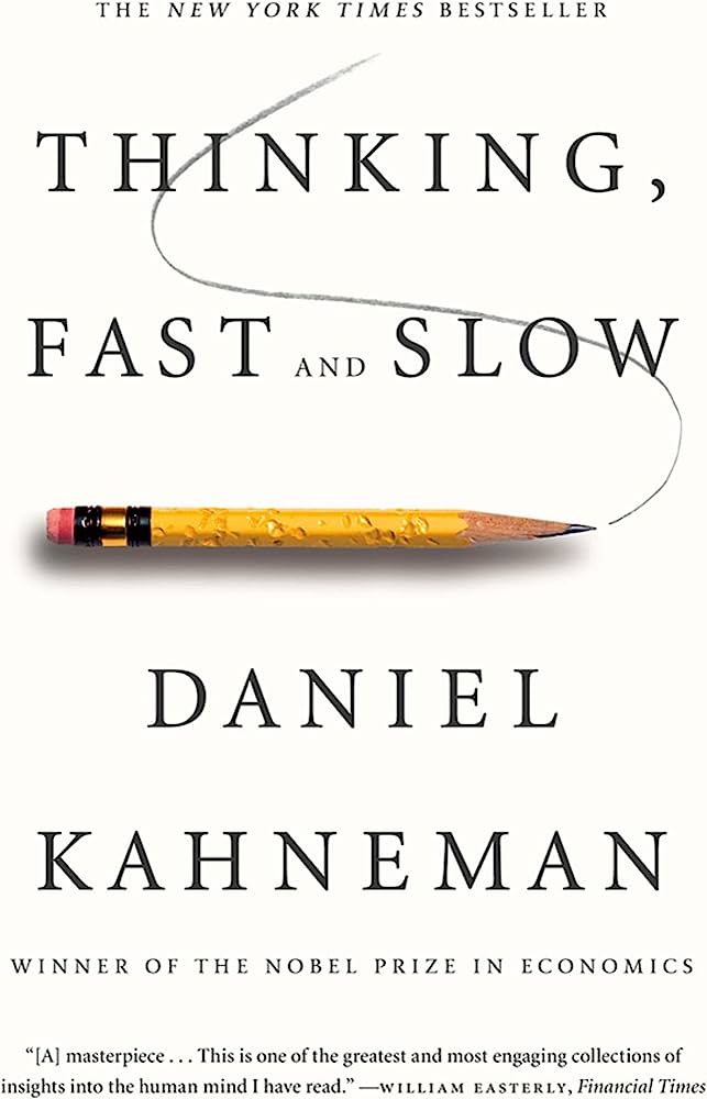 Book cover of Thinking, fast and slow